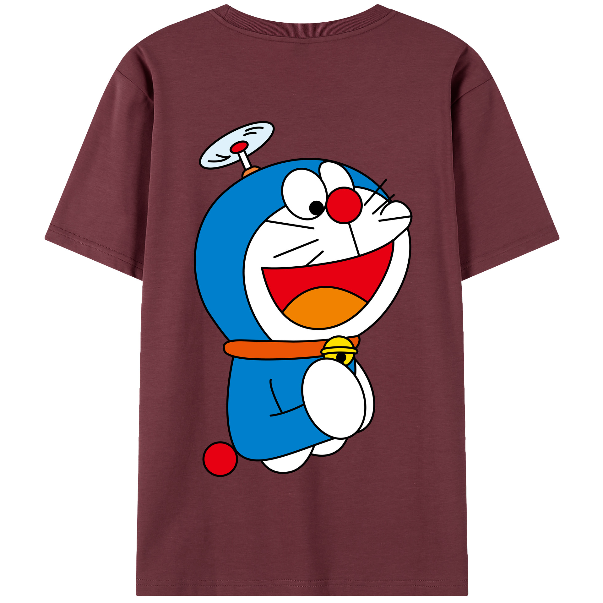 （画像用） ドラえもん Doraemon 綿100％半袖Tシャツ（背面プリント）